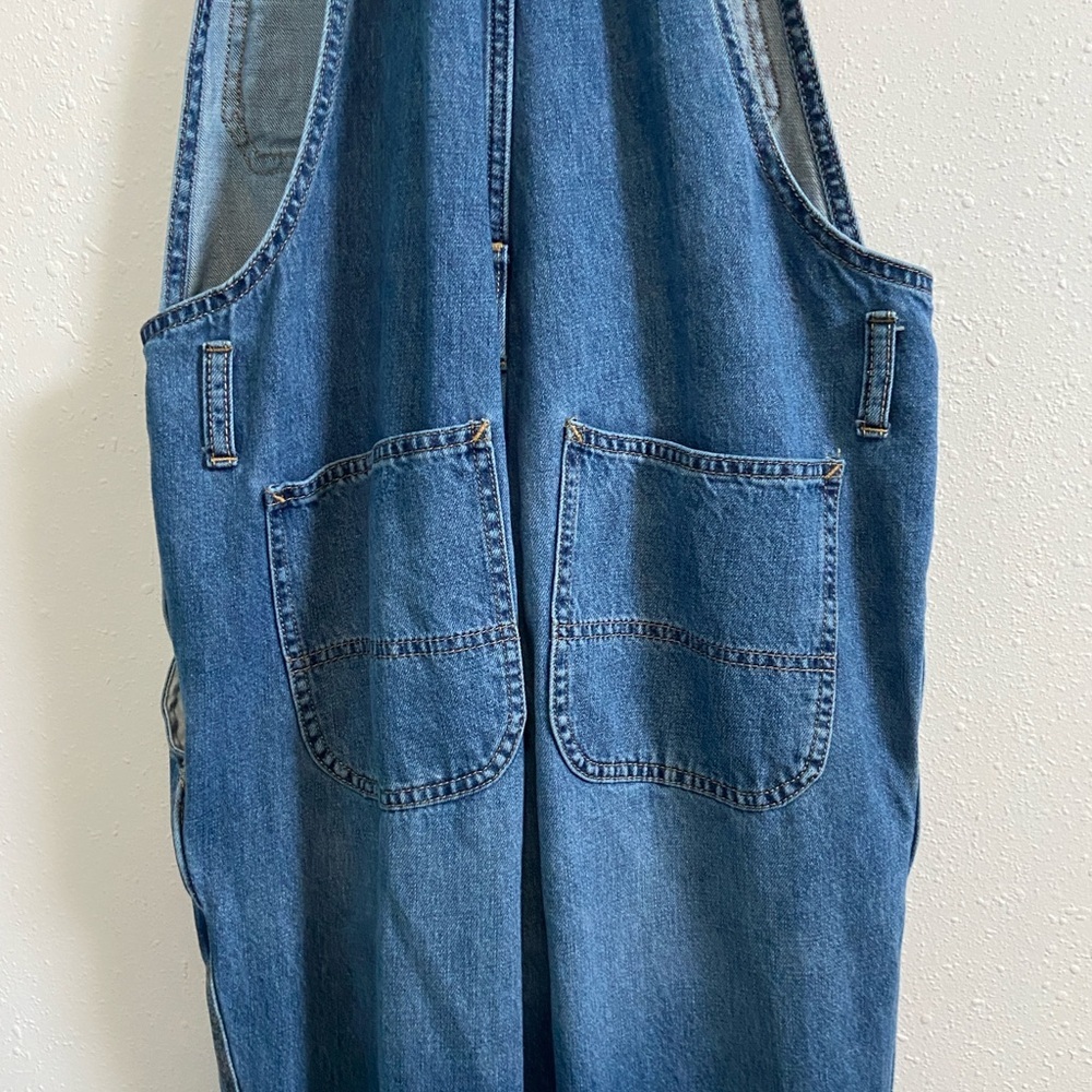 Gap Relaxed Denim Overalls with Washwell - Picture 9 of 10